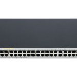 Switch HPE OfficeConnect 1920S (370W), 48 puertos RJ-45 LAN GbE, 4 puertos SFP GbE, PPoE+. - Usado Garantia 12 Meses