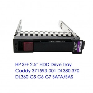 HP Tray 500223-001 378343-001 para 2.5 SAS SATA Drive DL360 DL380 MSA2