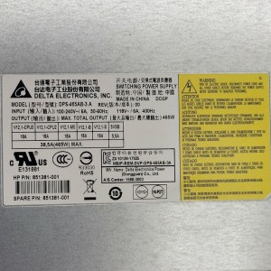 Fuente HP 851381-001 Z4 G4 465w DPS-465AB-3 A Retirado de Equipo en Uso Garantia 12 Meses