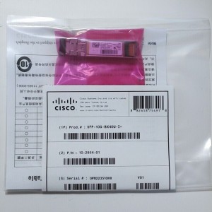 Transceiver Cisco SFP-10G-BX40U-I 10GBASE-BXU BiDi SFP+ Module SMF 1270nm/1330nm 40km IND LC
