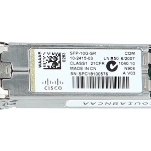 Modulo Cisco SFP-10G-SR 10GBASE-SR SFP Multi-Mode  10-2415-03 - Bolsa - Producto Usado 