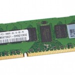Memoria HP 2GB 2RX8 PC3-10600R MEMORY MODULE 500202-061 501533-001 - usado garantia 12 Meses